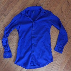 Men's Cobalt Blue Apt. 9 Button-Down Sz 14.5 32/33